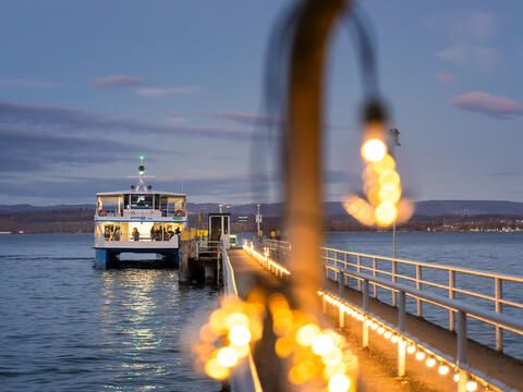 Anfahrt zu Mainau Christmas Garden Shuttle