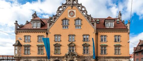 Blick auf das Kunstmuseum in Lindau.