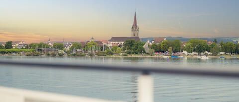 Ausblick vom Schiff auf Radolfzell