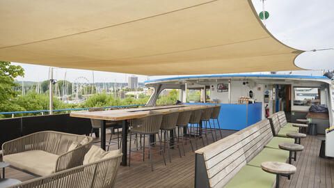 MS Stuttgart, Oberdeck