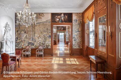 Die Béletage im Schloss Meersburg
