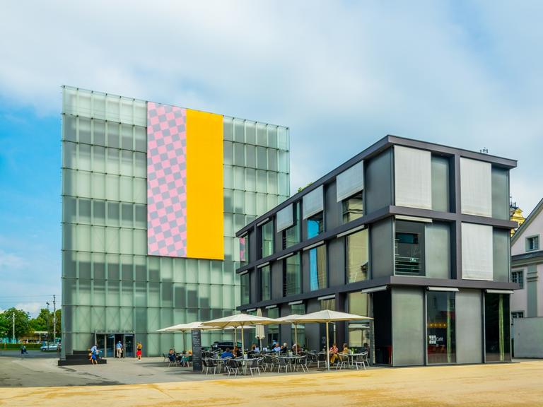 Außenansicht auf das Kunsthaus Bregenz