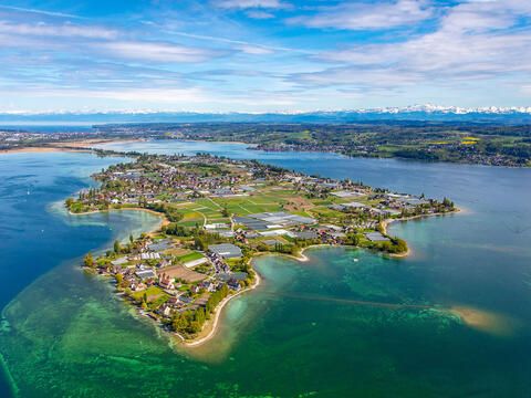 Reichenau Luftbildaufnahme