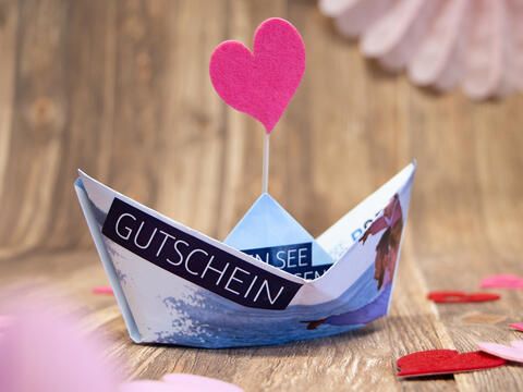 Gutschein zum Valentinstag