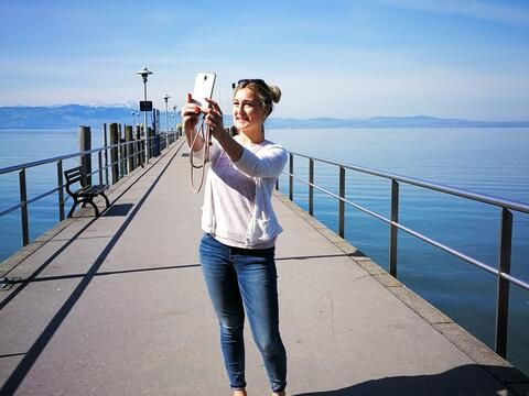 Selfie Point Kressbronn Landungssteg