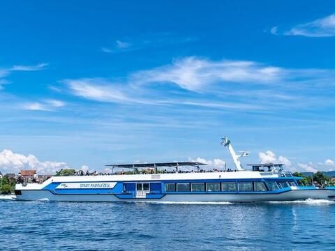 MS Stadt Radolfzell auf dem Untersee