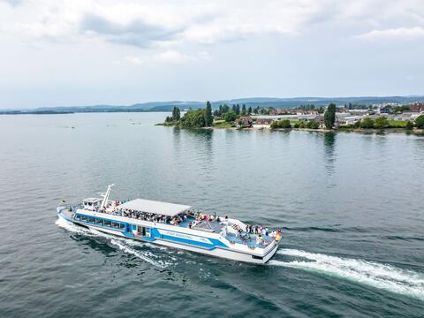 MS Stadt Radolfzell auf dem Untersee