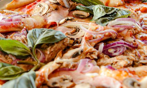 Pizza Nahaufnahme auf unserer Genussfahrt "Pizza und Pasta"