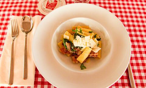 Pasta auf unserer Genussfahrt "Pizza und Pasta"